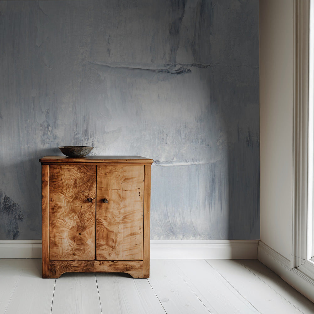 Brushstrokes In Soft Gray And White Tones | Wallpaper