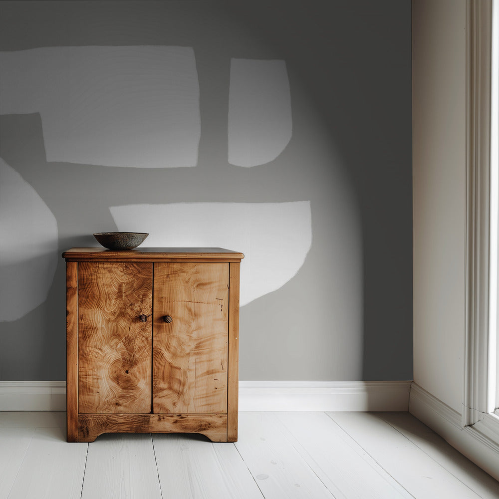 Minimalistic White Shapes | Wallpaper