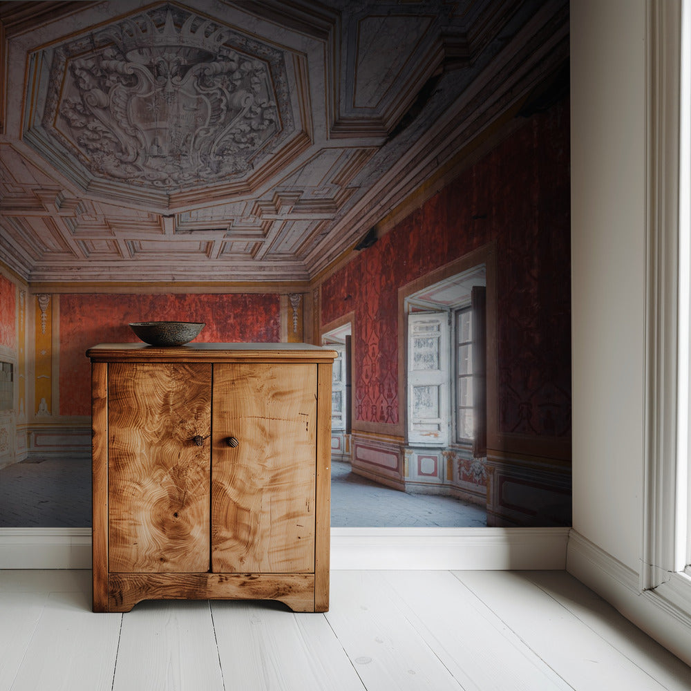 Abandoned Red Room | Wallpaper