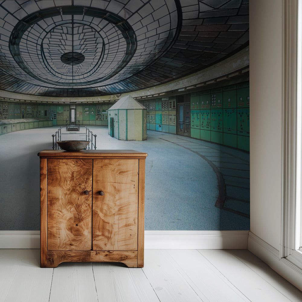 Abandoned Art Deco Control Room | Wallpaper