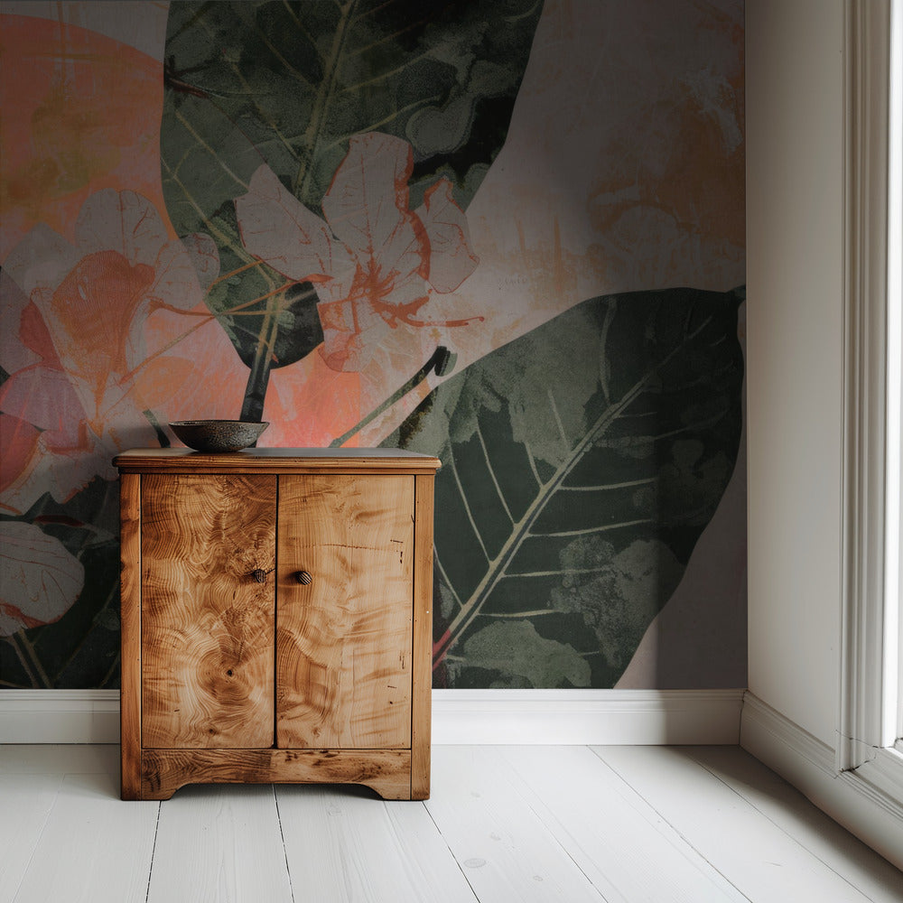 Golden Bloom Fusion | Wallpaper