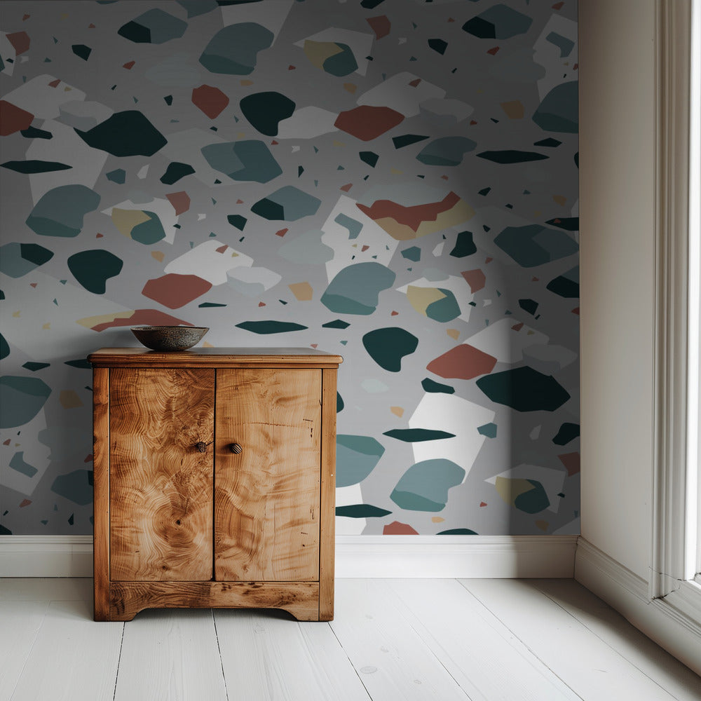 Terrazzo_Grey | Wallpaper