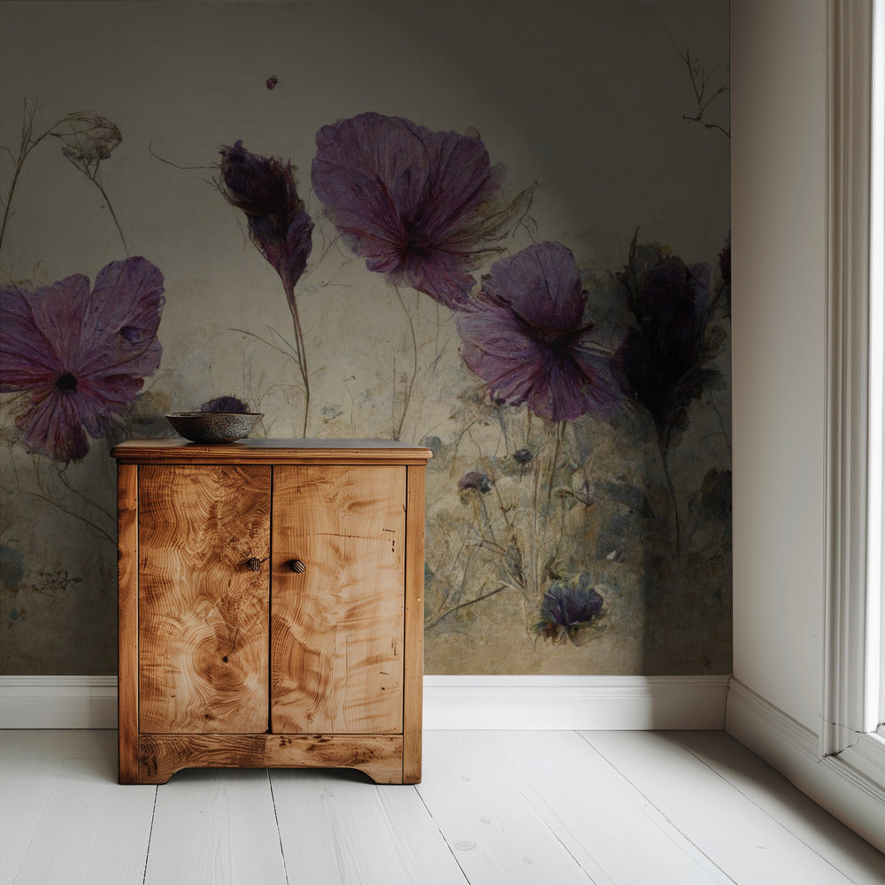 Purple Bloom Whispers | Wallpaper