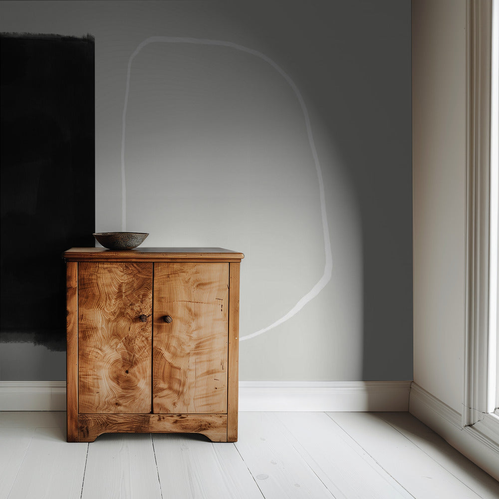 Solid Black Rectangular Shape | Wallpaper