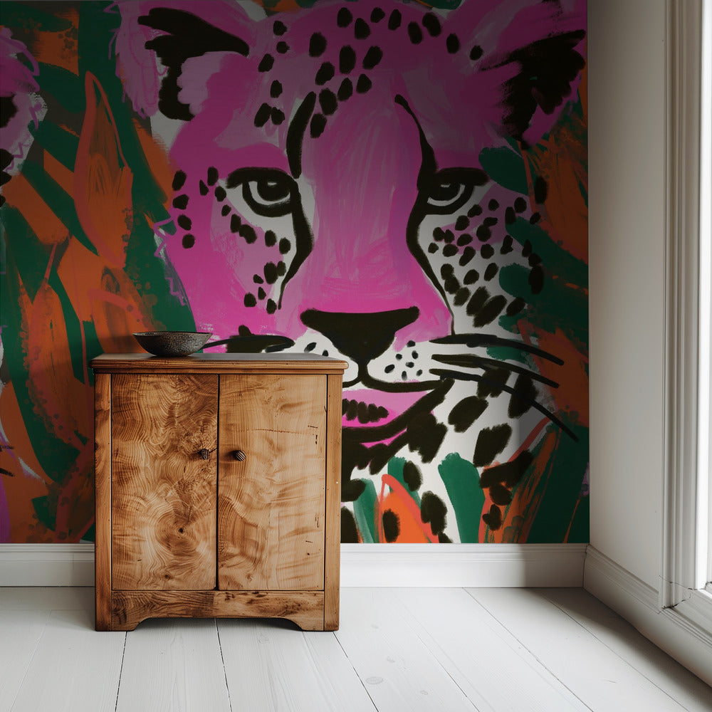 Pink Cheetah Duo | Wallpaper