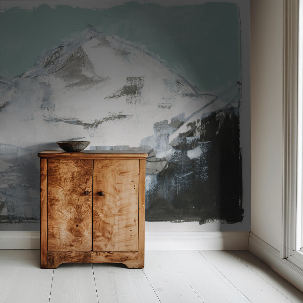 White Mountains Print No2 | Wallpaper