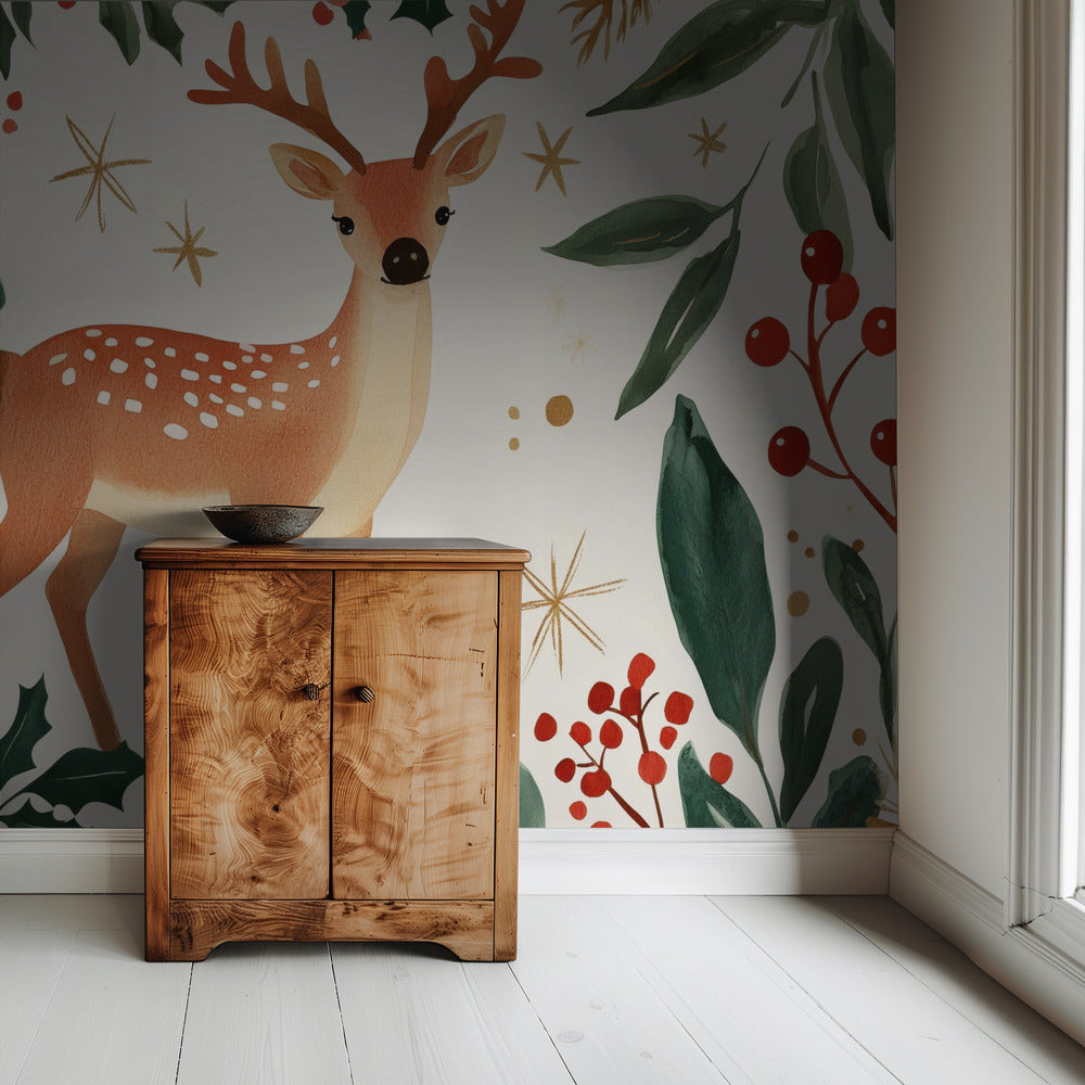 Enchanted Forest Deer | Wallpaper