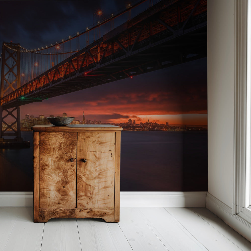 Bay Bridge at Night | Wallpaper