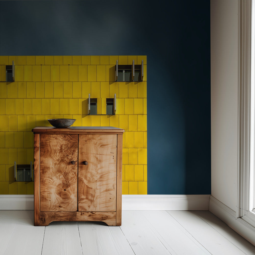 Yellow and blue | Wallpaper