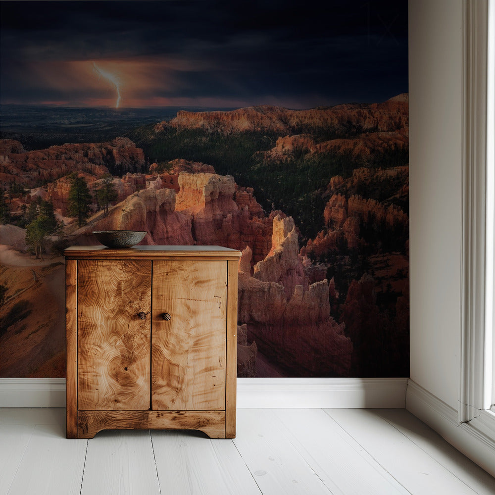 Lightning over Bryce Canyon | Wallpaper