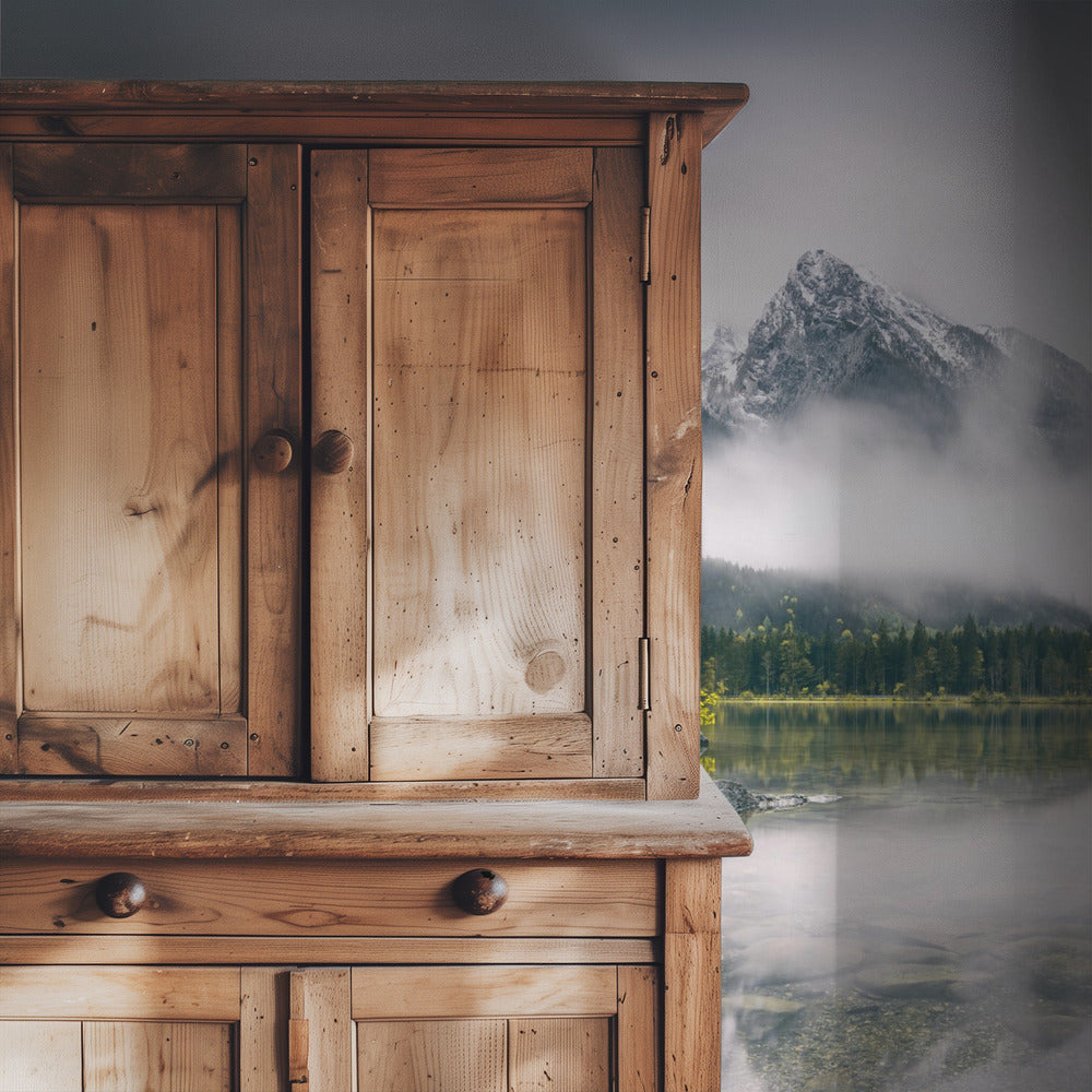 Rainy morning at Hintersee (Bavaria) | Wallpaper