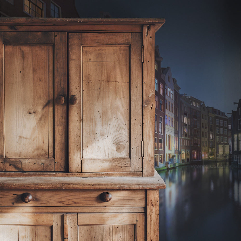 Moonlight over Amsterdam | Wallpaper