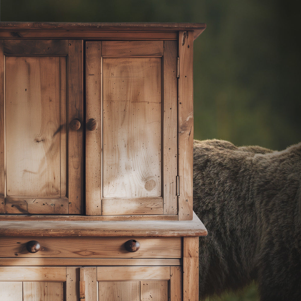 Backlit bear | Wallpaper