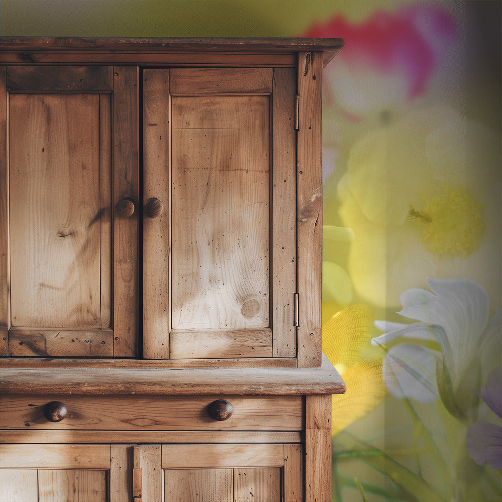 Tiny garden in a summer field | Wallpaper