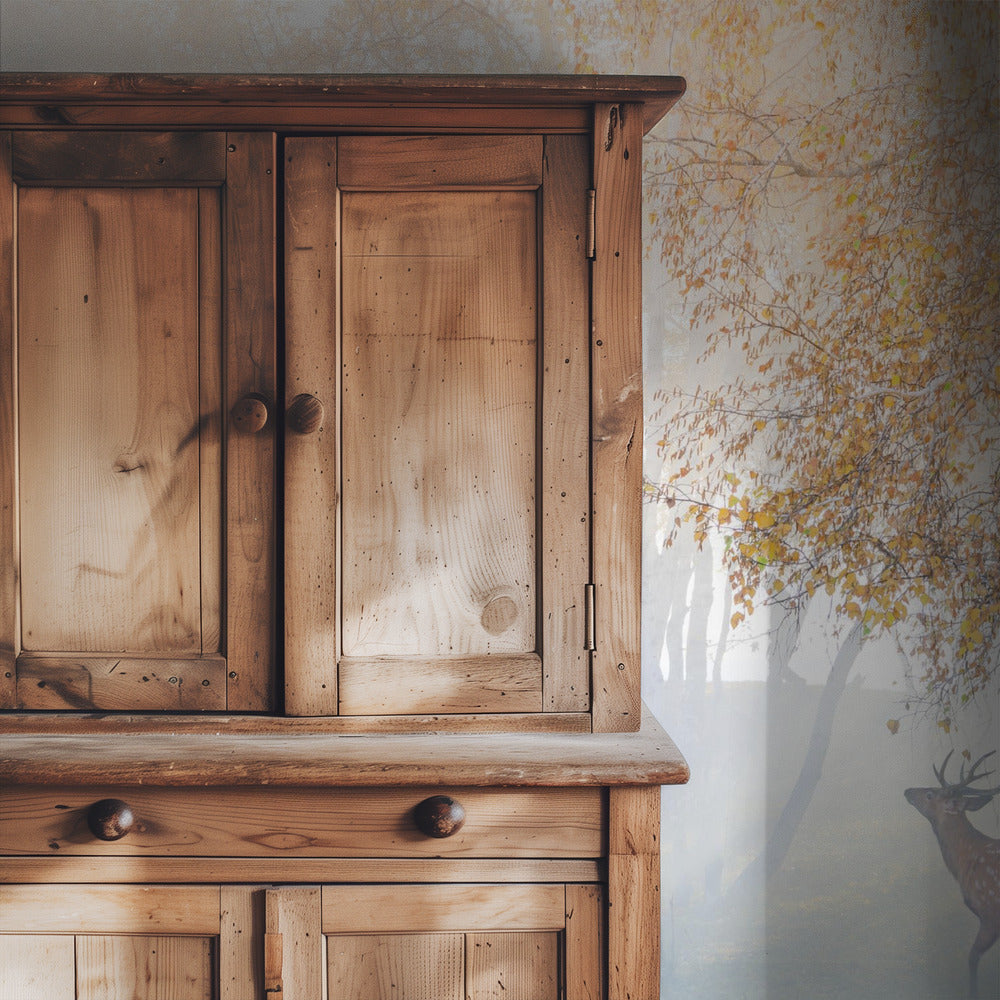 Elk Lost in Mist | Wallpaper