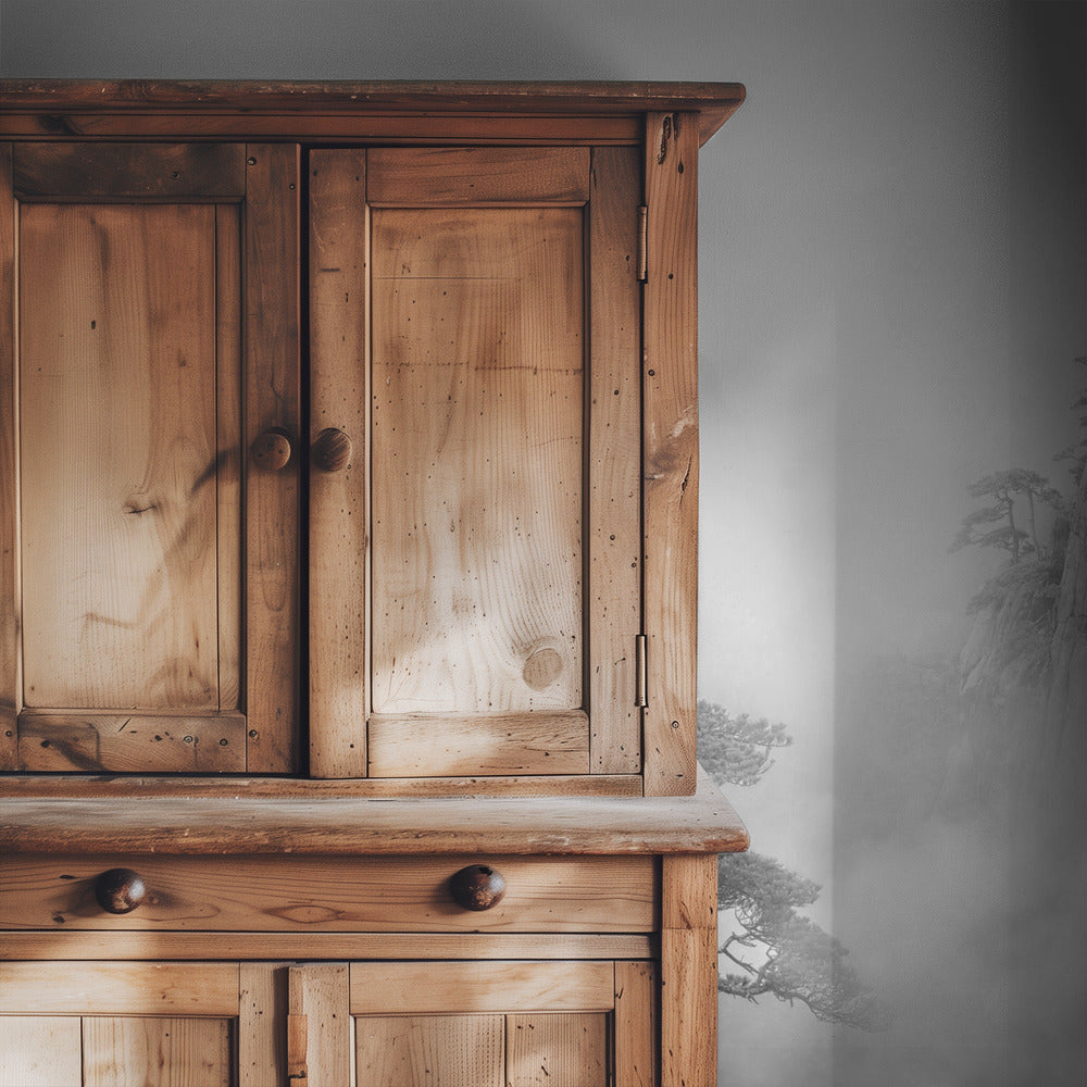 Huang Shan In The Fog | Wallpaper