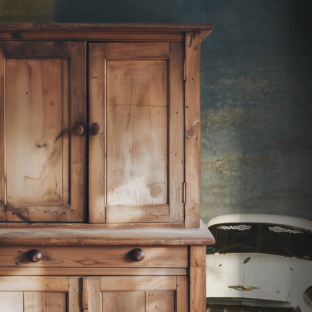 A white car in Havanna | Wallpaper