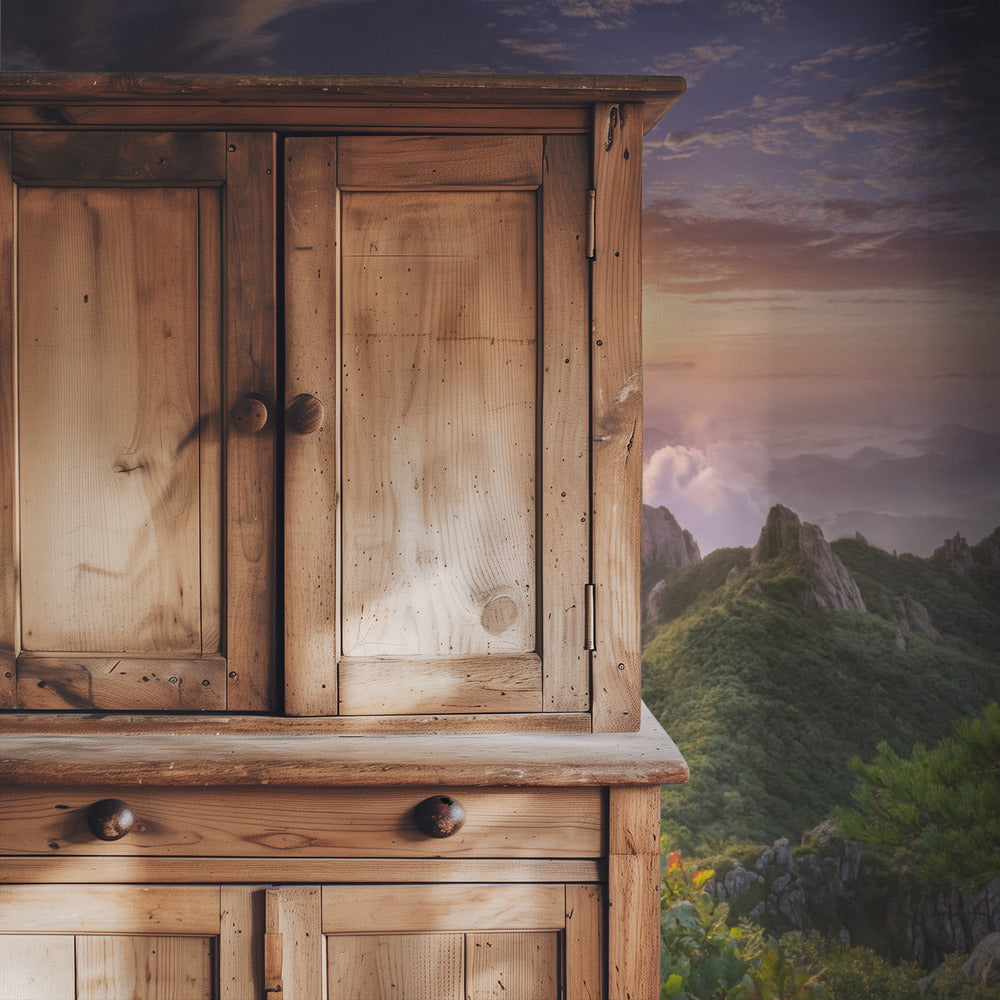 Pine tree on the rock | Wallpaper