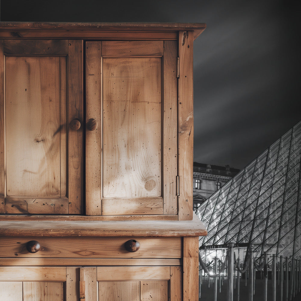 Louvre at Night | Wallpaper