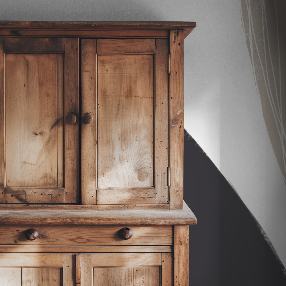 Black And Beige Organic Shapes | Wallpaper