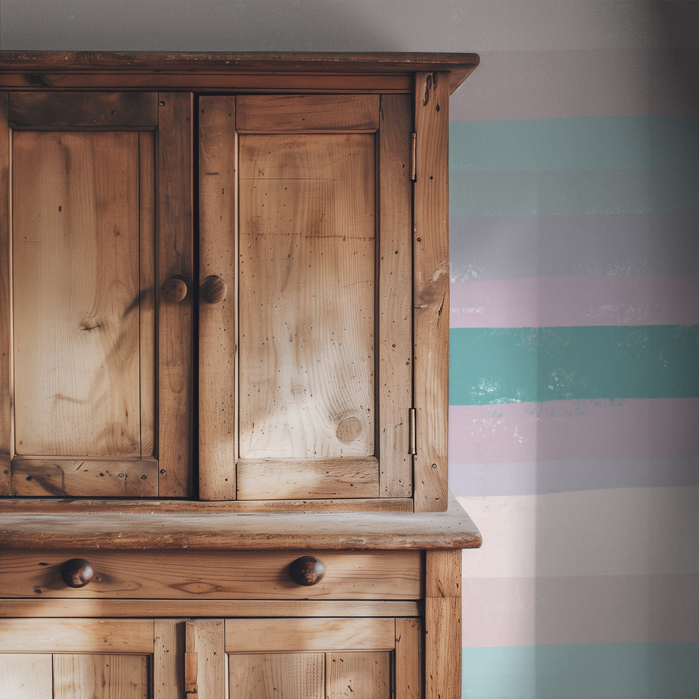 Horizontal Stripes In Soothing Tones | Wallpaper