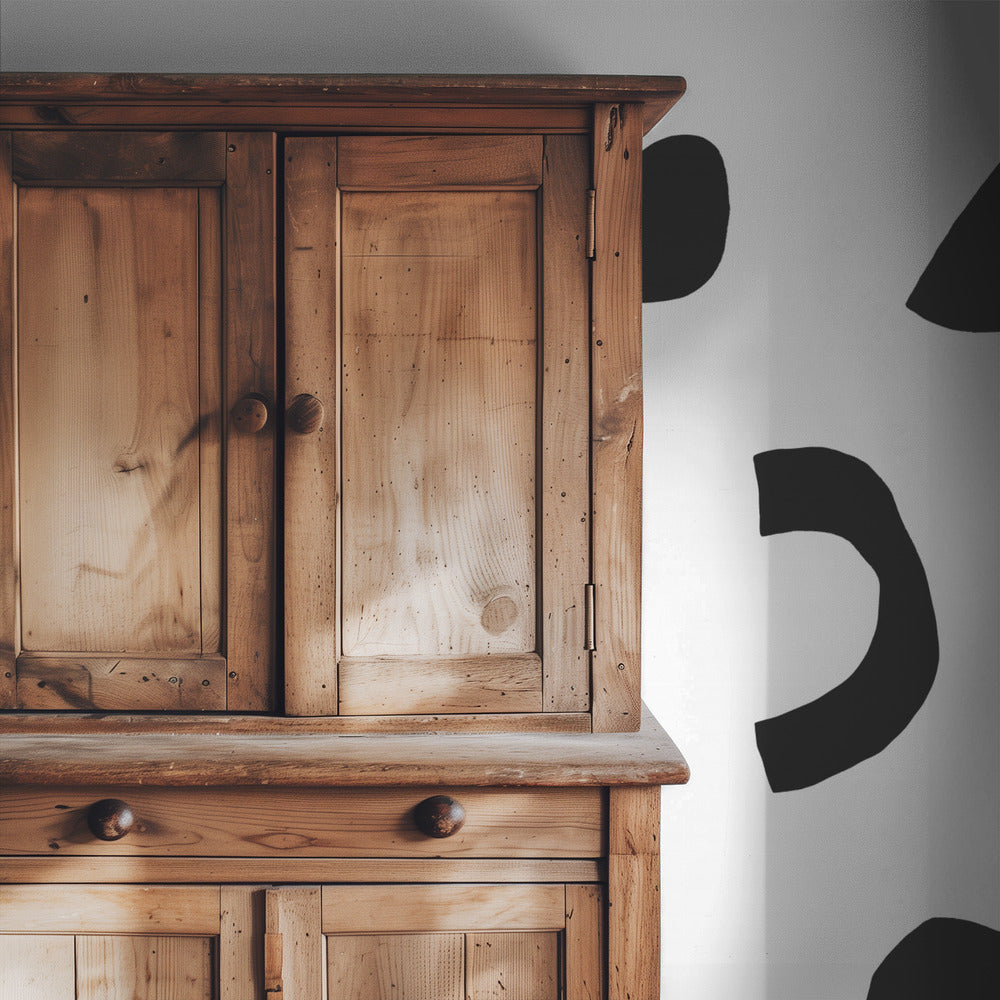 Black Geometric Shapes | Wallpaper