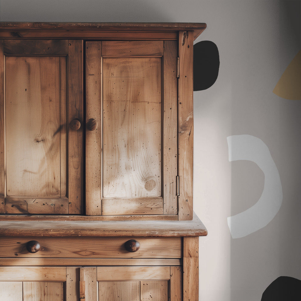 Geometric Shapes in Neutral Tones | Wallpaper