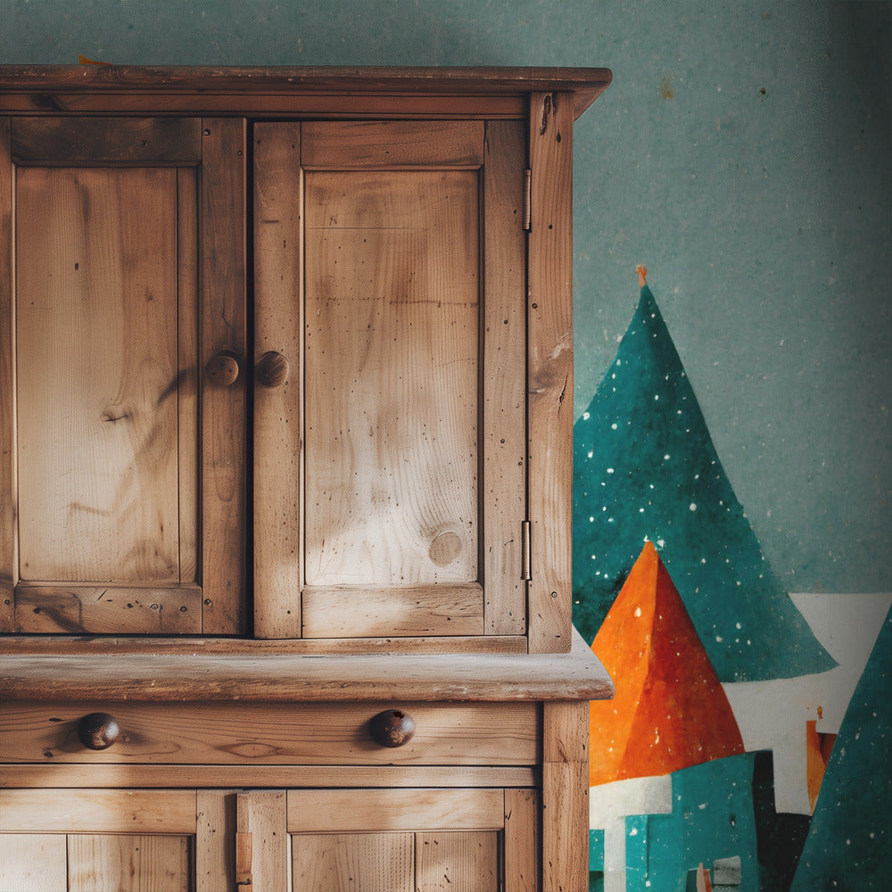 Cute Paper Village | Wallpaper