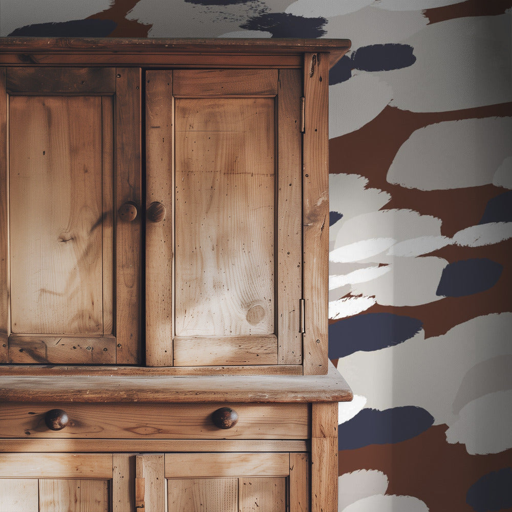 Brushstroke Harmony | Wallpaper