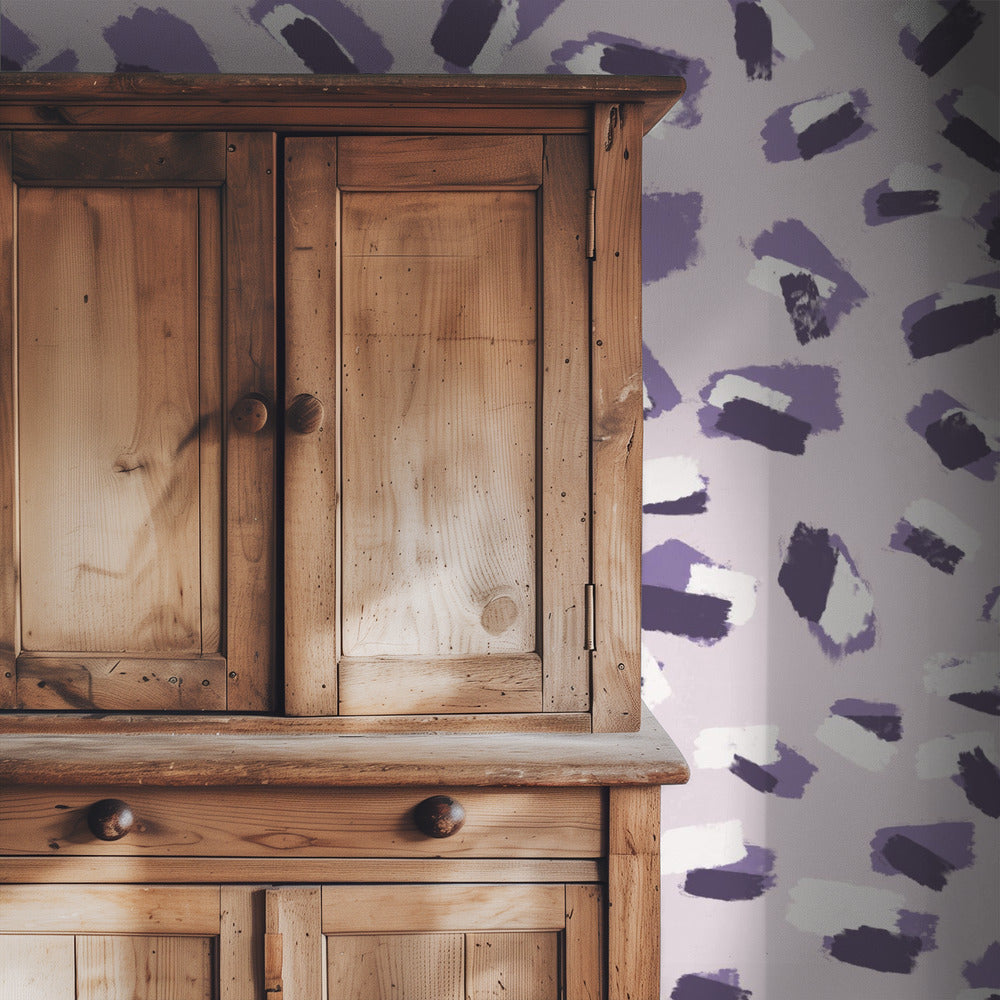 Purple Brush Dance | Wallpaper