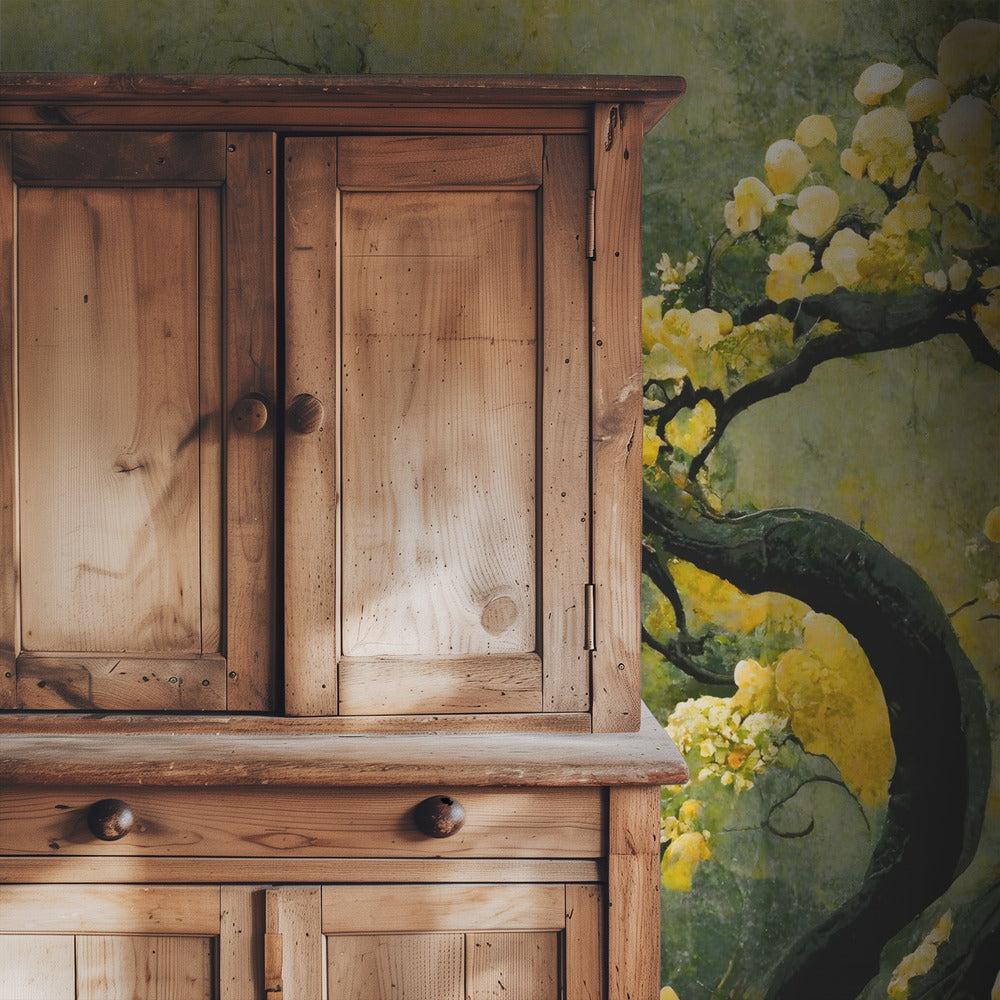 Golden Blossom Tree | Wallpaper