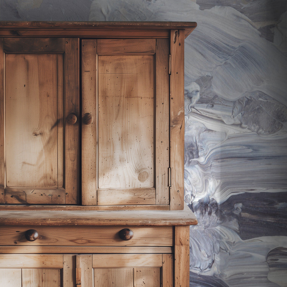 Dynamic Brushstrokes in Shades of Gray and White | Wallpaper