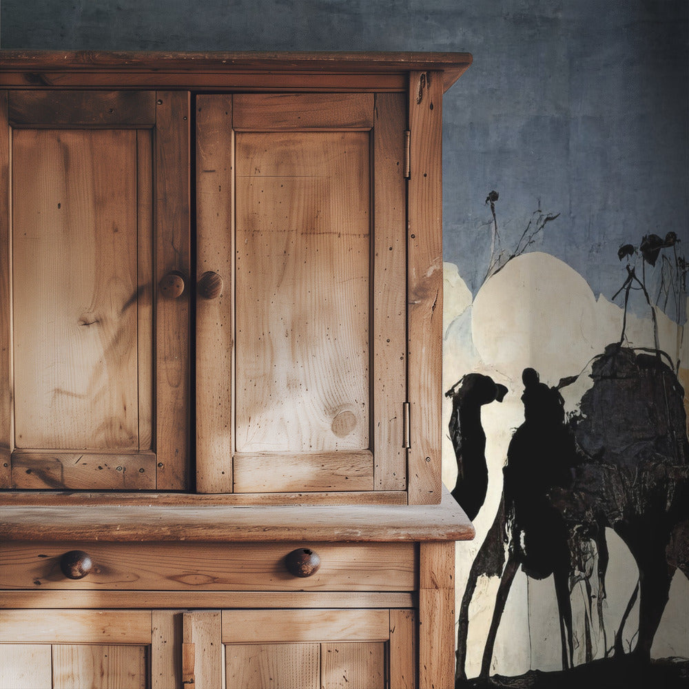 Desert Caravan Journey | Wallpaper