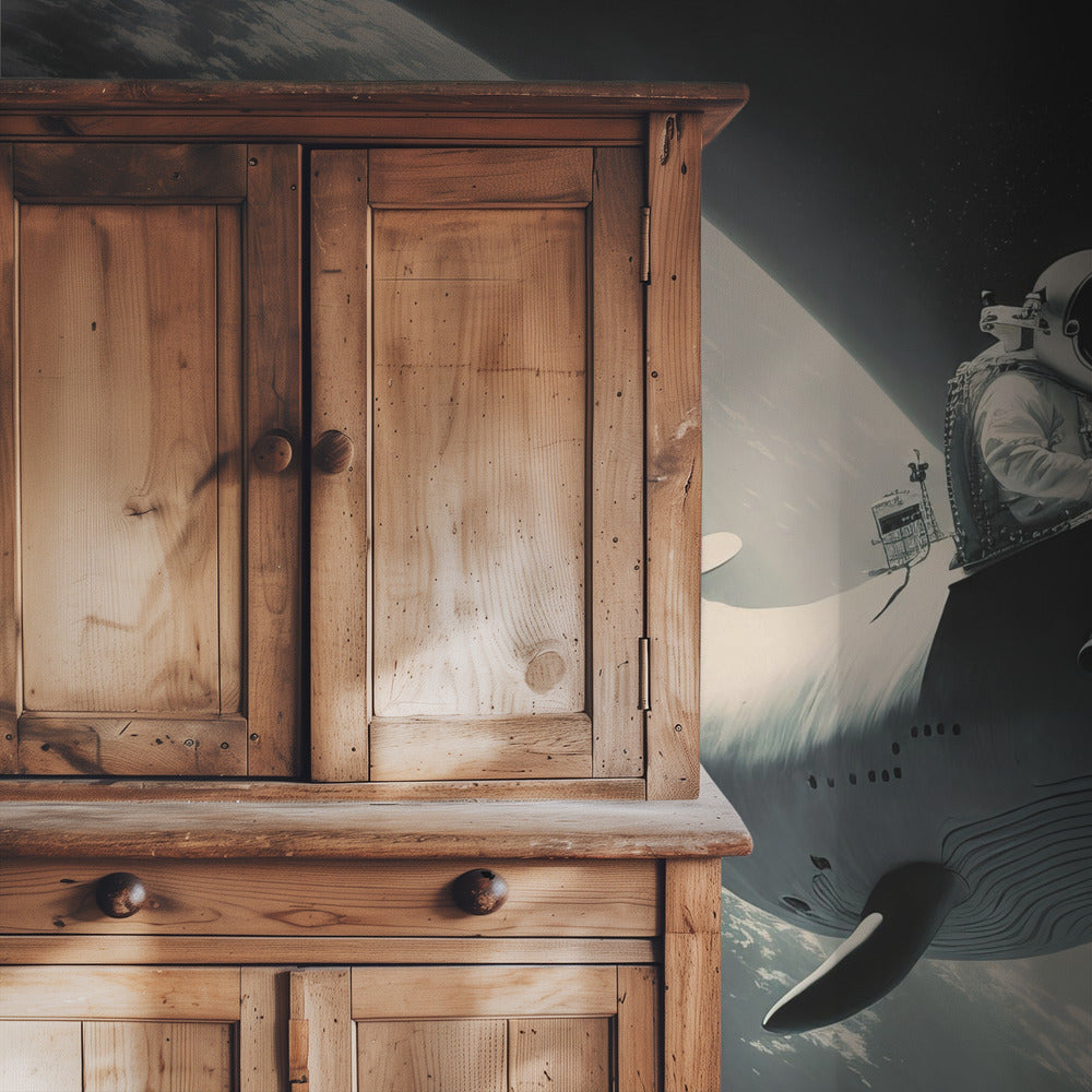 Cosmic Whale Ride | Wallpaper