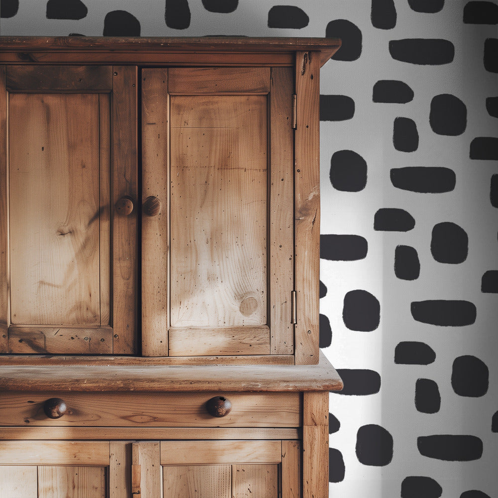 Black And White Dot Pattern | Wallpaper