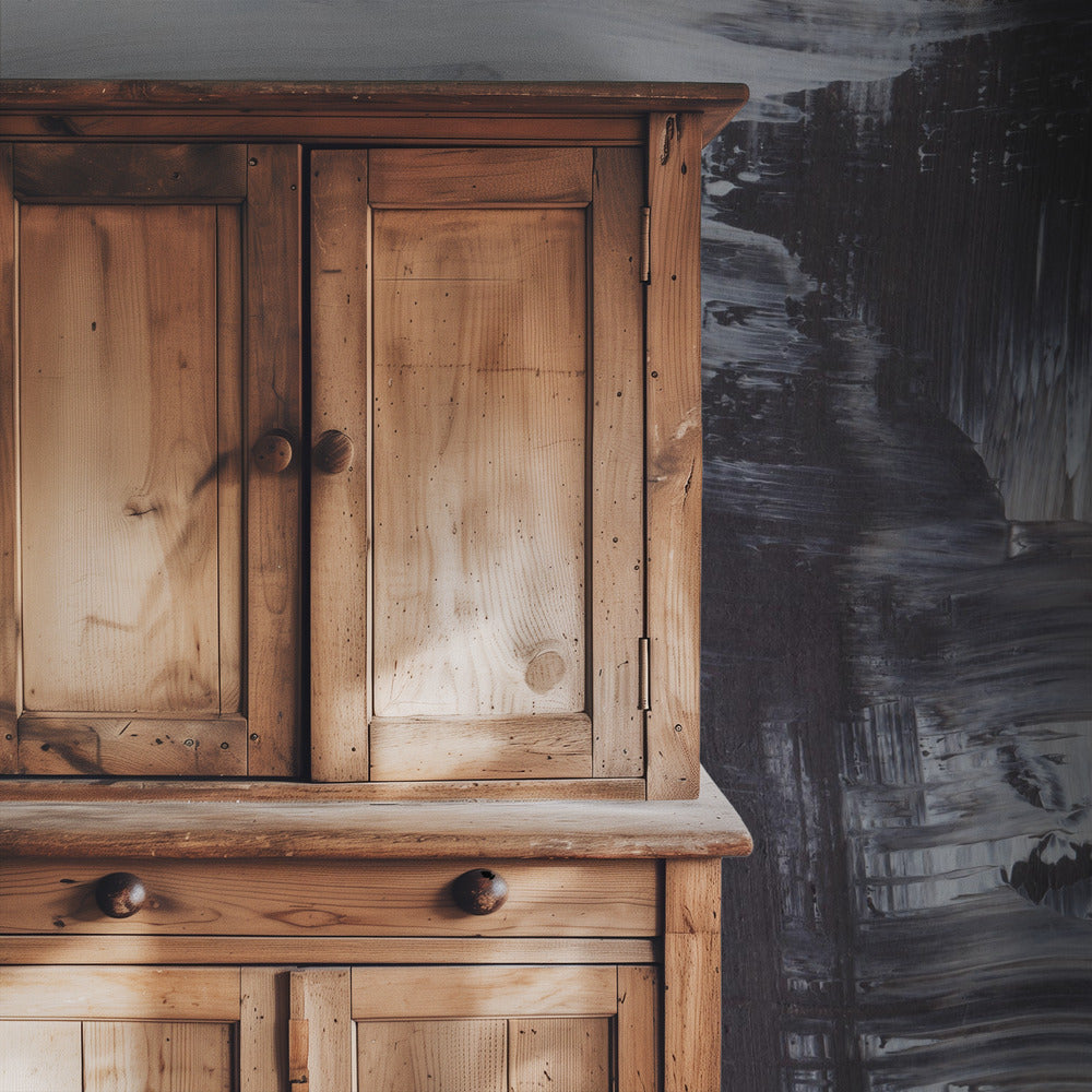 Dynamic Black And White Brushstrokes | Wallpaper