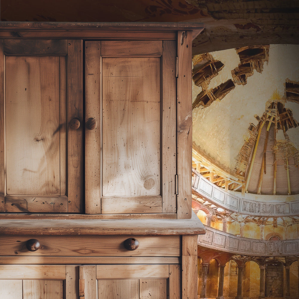 Round Chapel in Decay | Wallpaper