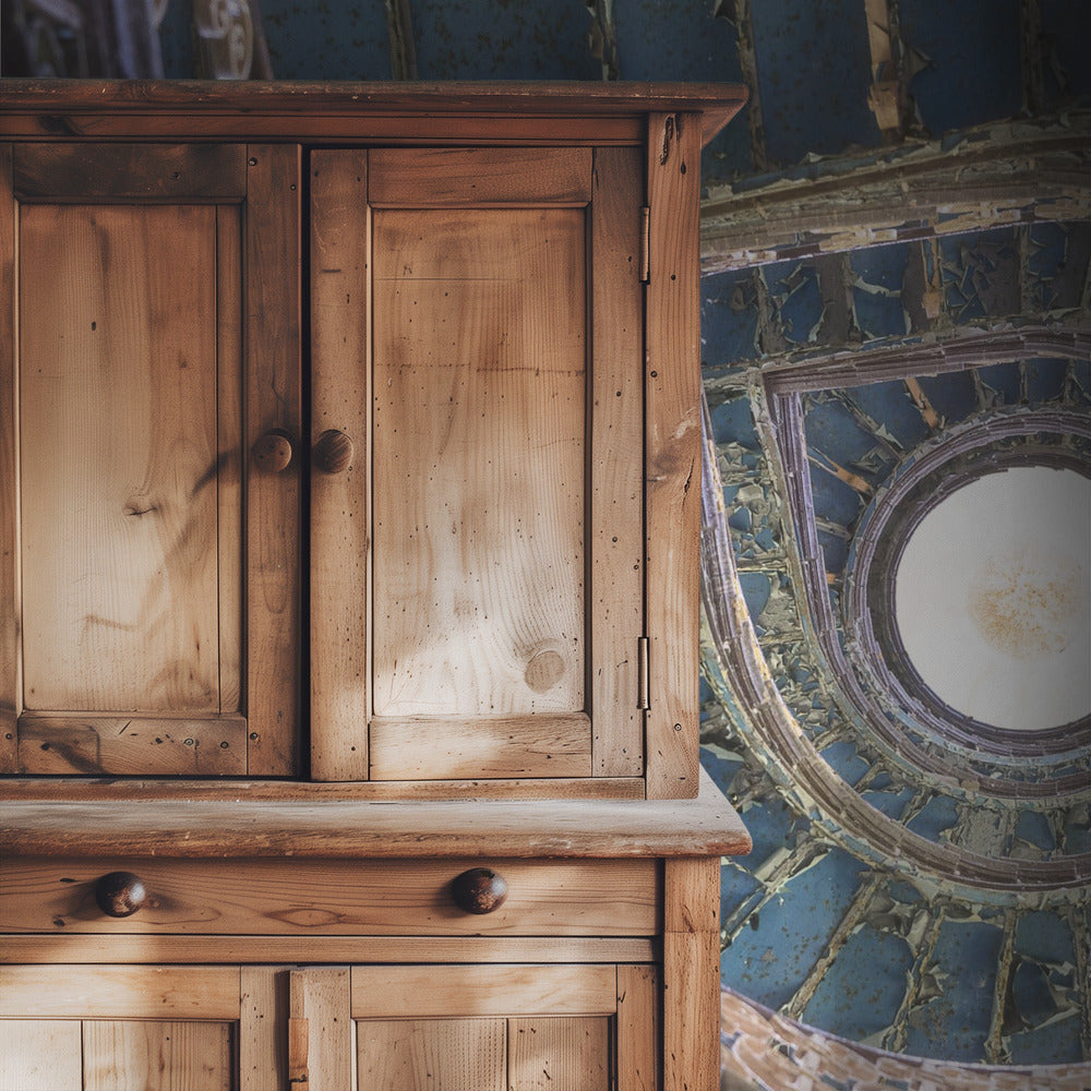 Blue Staircase | Wallpaper