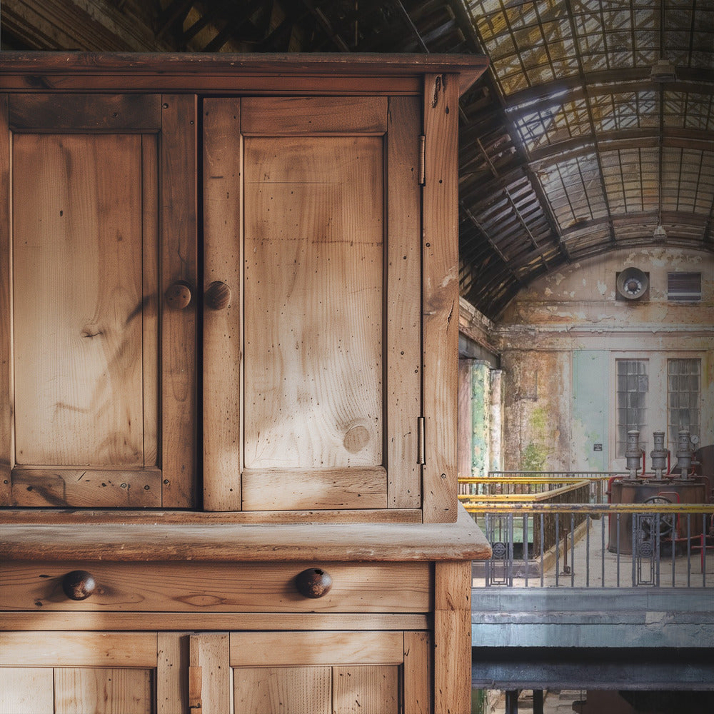 Industrial Hall in Decay | Wallpaper