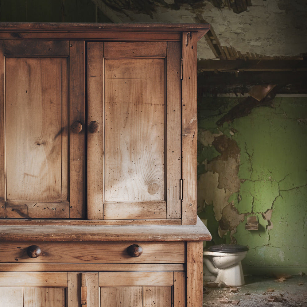 Green Bathroom | Wallpaper