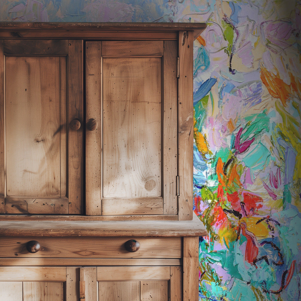 Radiant Floral Harmony | Wallpaper