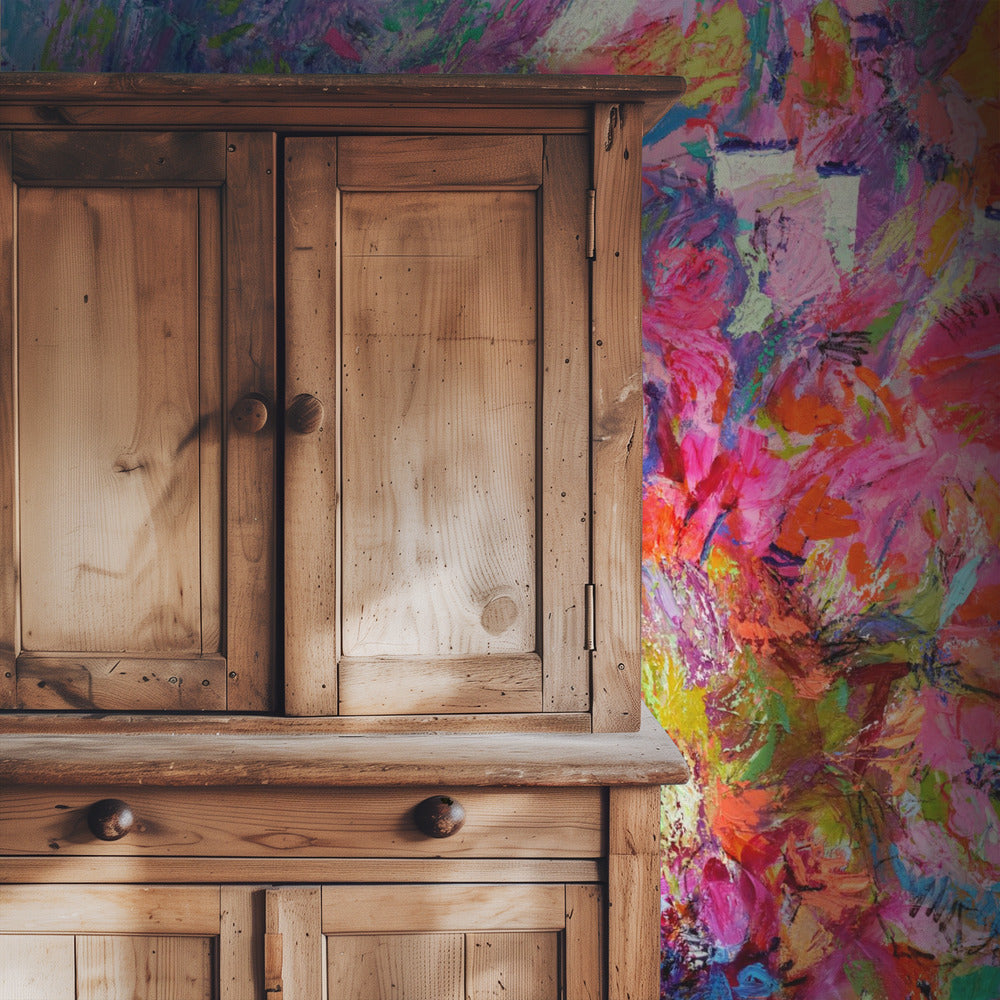 Luminous Petal Cascade | Wallpaper