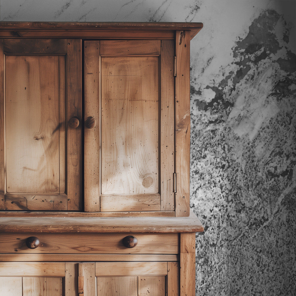 Black and White Marble Mountain 05 | Wallpaper