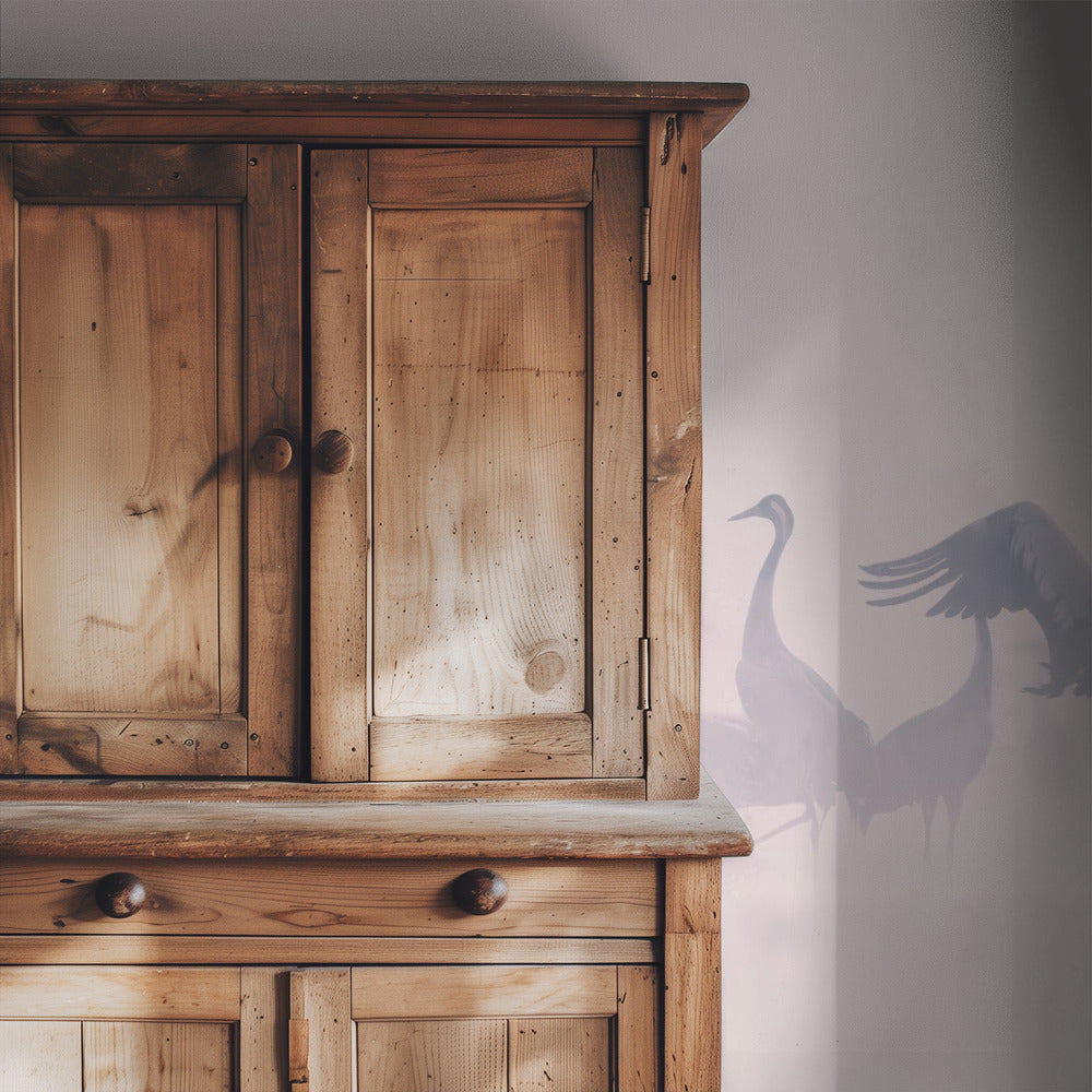 Common Cranes in the morning mist | Wallpaper