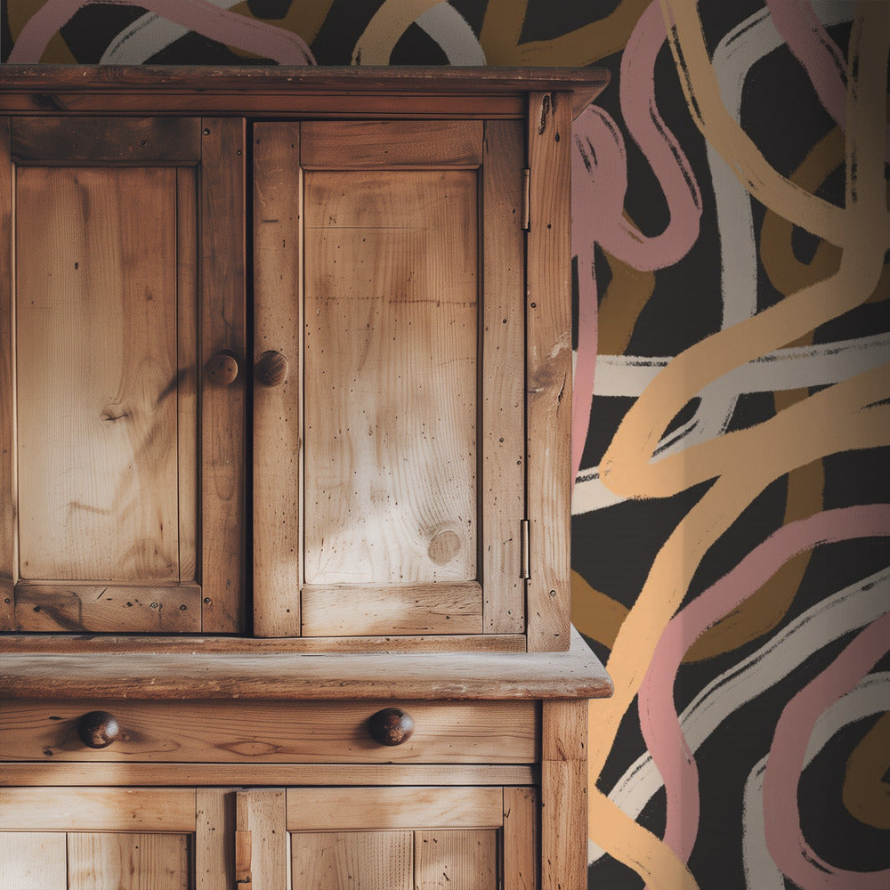 Tangled Array Of Colorful Lines | Wallpaper