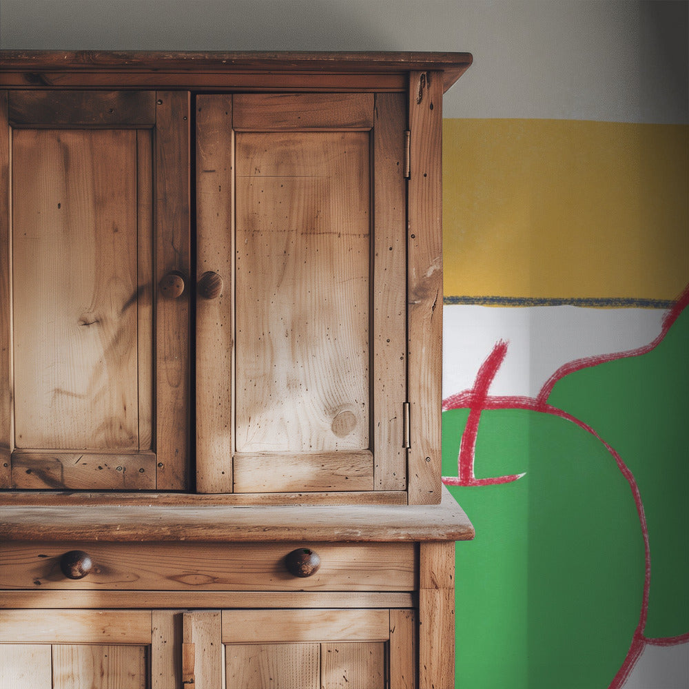 Green pears on the table | Wallpaper