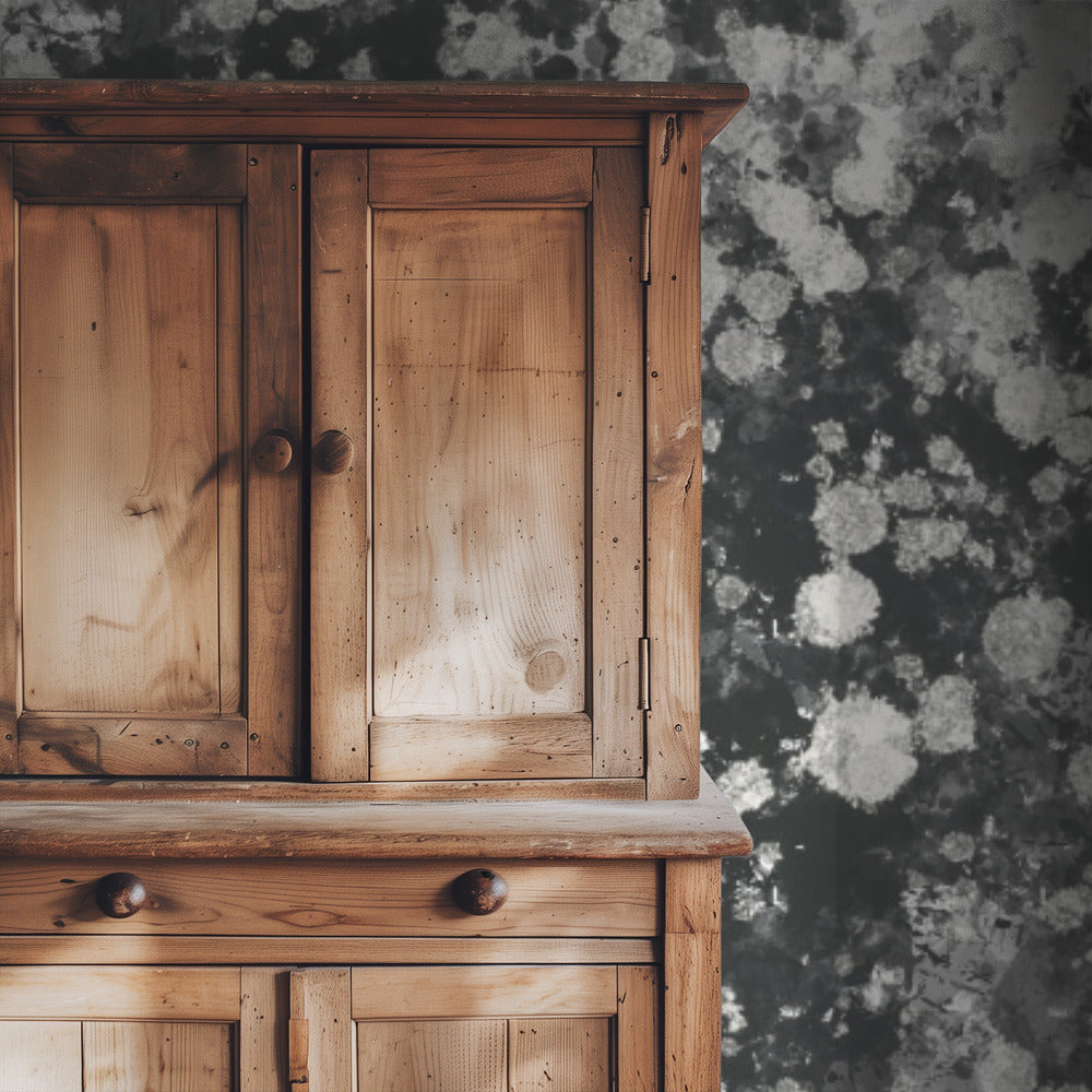 Dynamic Black and White Mystic Dots | Wallpaper