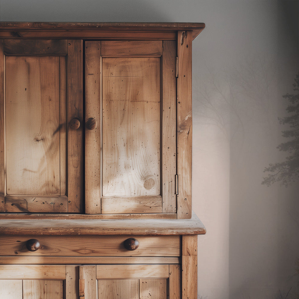 Foggy autumn morning on the river | Wallpaper