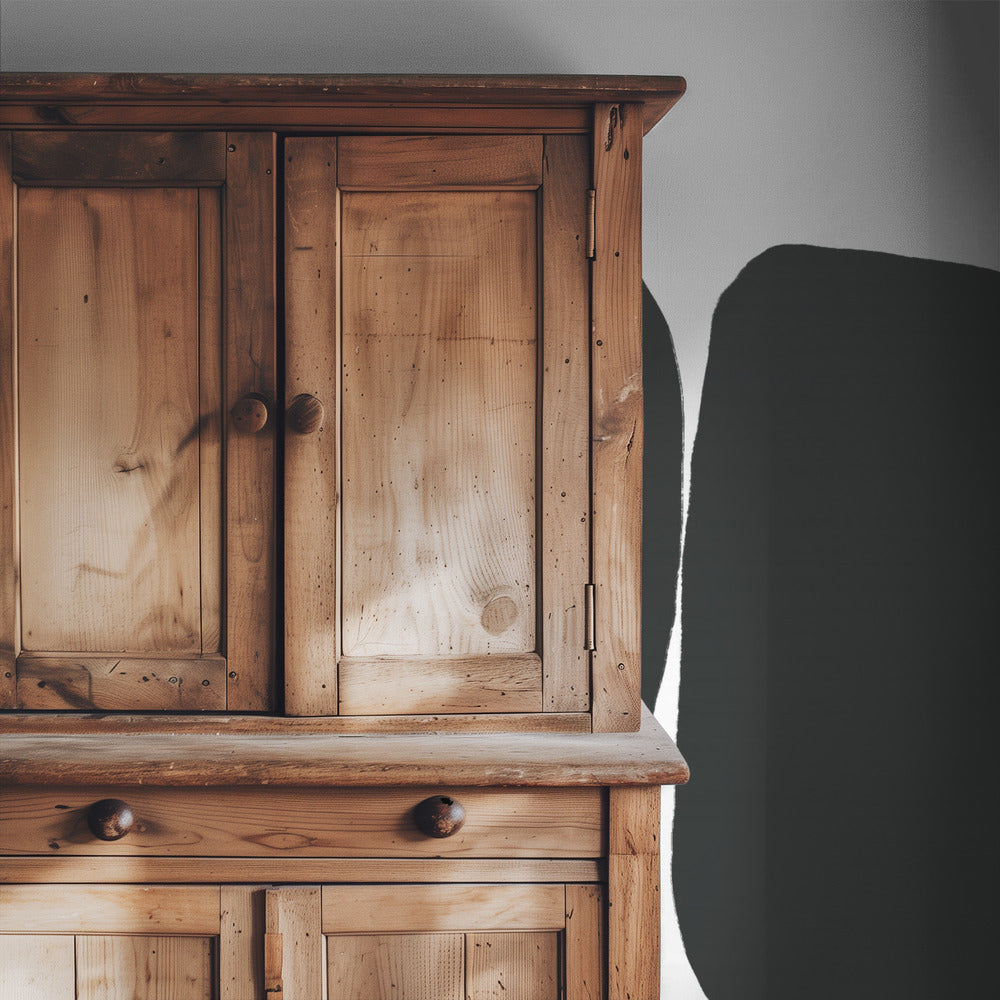 Black Irregular Shapes | Wallpaper