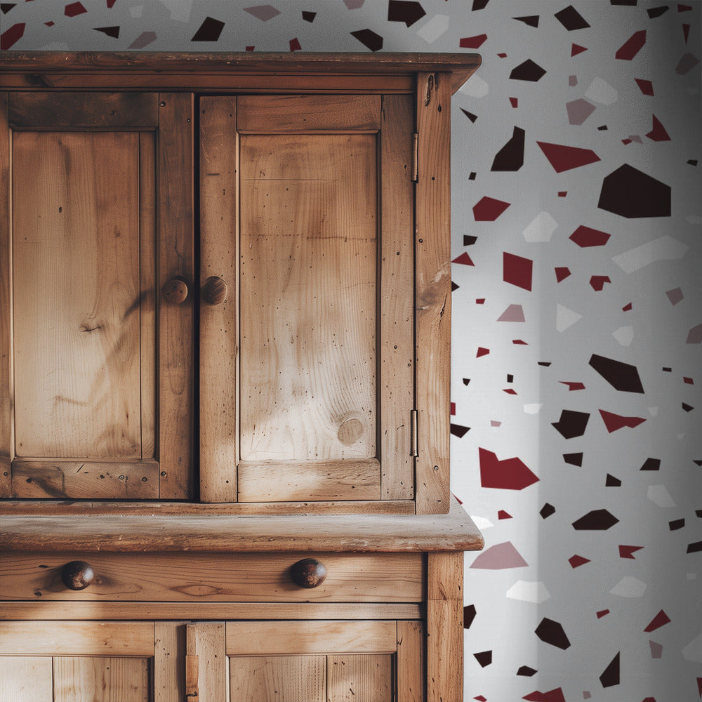 Speckles_Rose Grey | Wallpaper